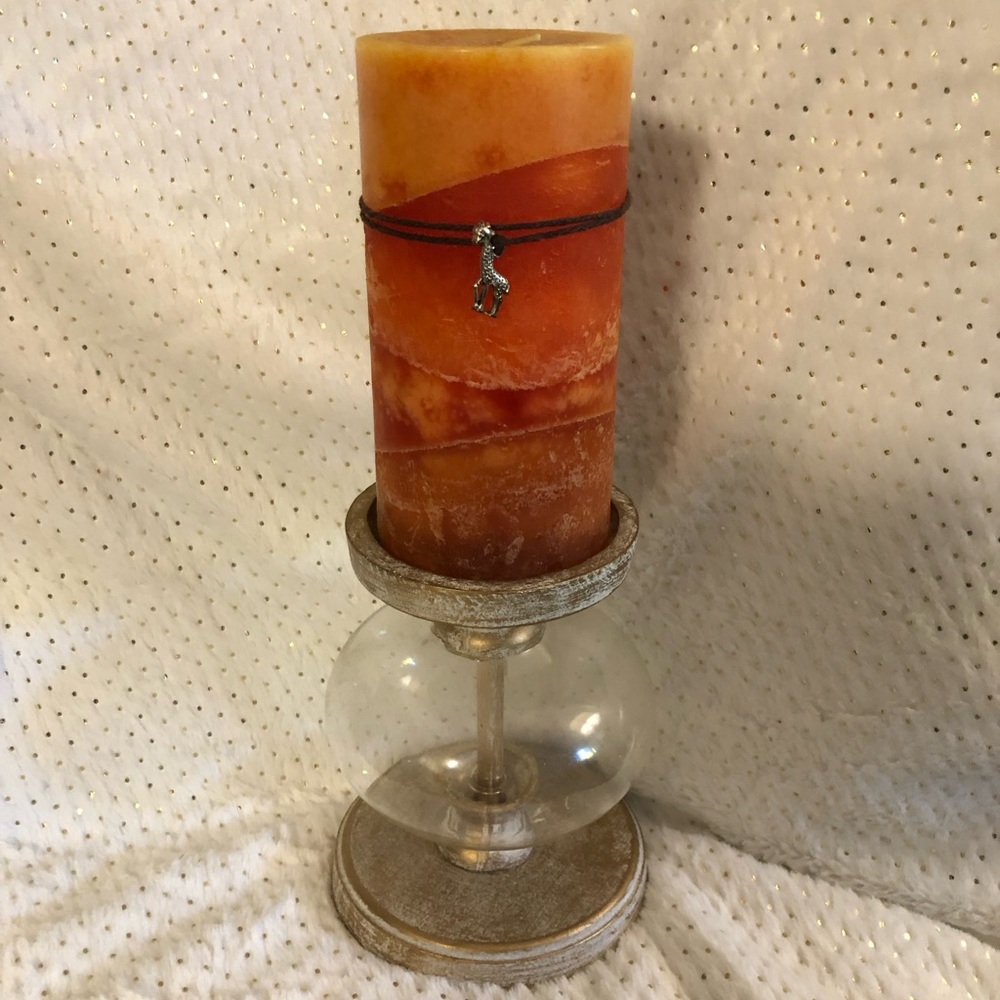 Candle and stand